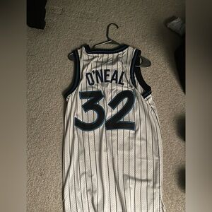 White and Black Basketball Jersey